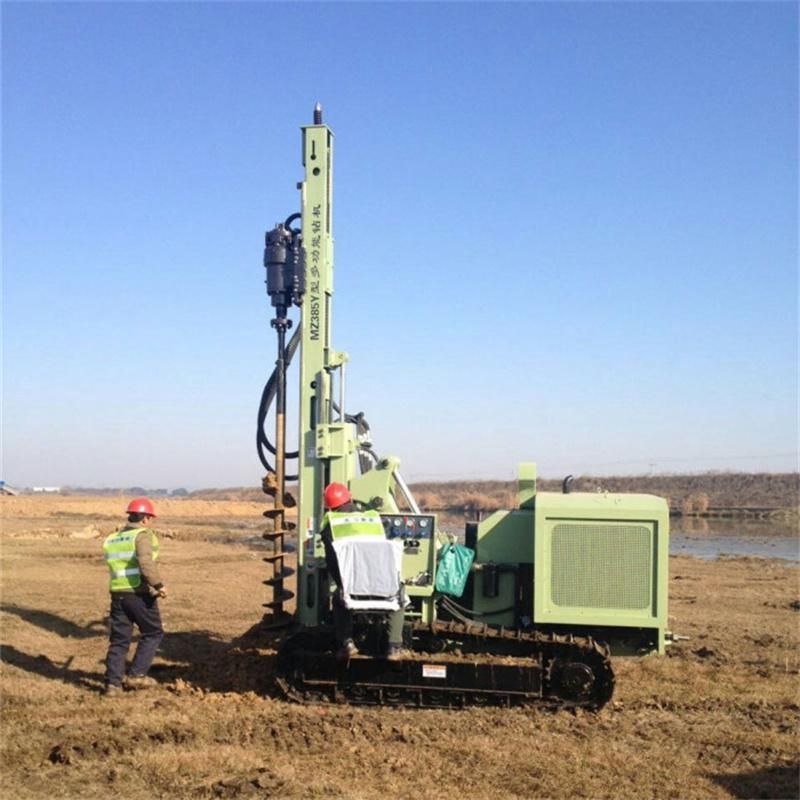 Ground Screw Spiral Pile Drilling Machine