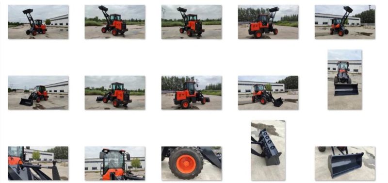 Mini Articulated Wheel Loader 916 Front Loader Earth-Moving Machinery for Farm Timber Small Payloader Front End Loader