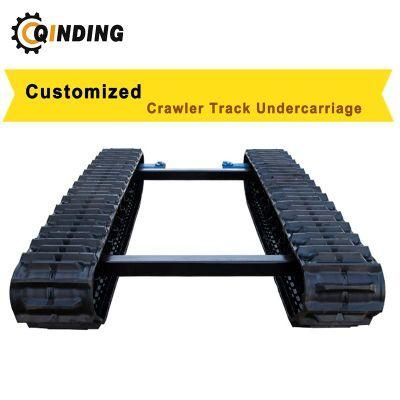 Best Price Rubber Track Chassis Crawler Track Undercarriage Rubber Crawler Track Chassis