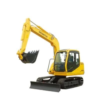 Shantui Excavator Machine 7.5 Ton Se75 Crawler Excavators