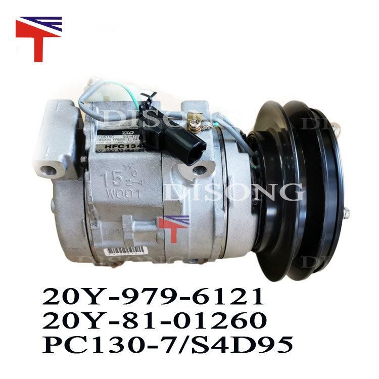 Excavator Conditioner Air Conditioning Compressor 20y-979-6121 20y-81-01260