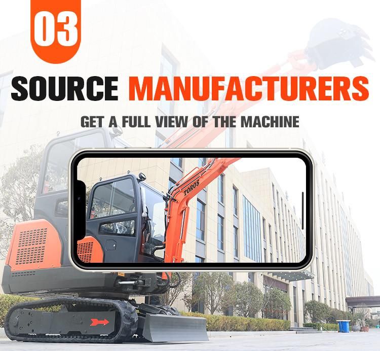 2 Ton 3.5ton Electric Hydraulic Micro Small Crawler 1 Ton Mini Digger Bagger Mini Excavato