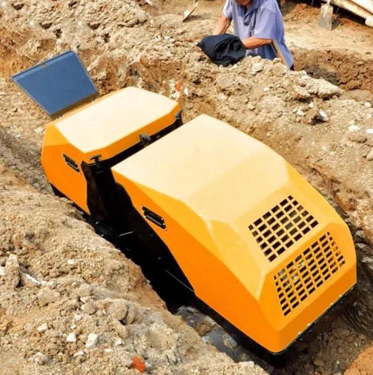 Remote Control Trench Double Drum Hydraulic Vibratory Road Roller