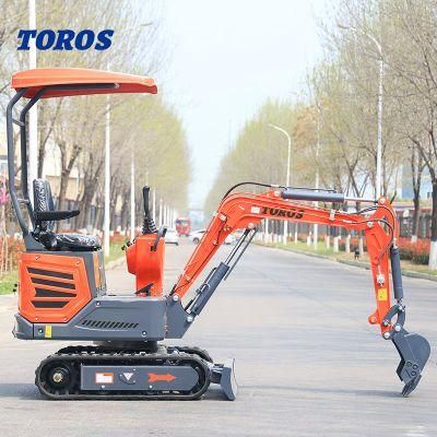 Mini Excavator China Wholesale Compact 1 Ton Small Crawler Excavators 1 Ton Mini Digger Machine