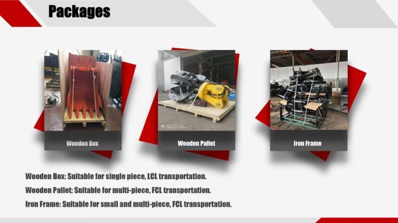 Excavator Crushing Screen Bucket/ Screener Bucket/Soil Remediation Machine/Crushing Equipment/Crusher