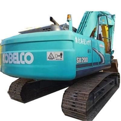 Used 20ton Good Quality Cheap Japan Original Kobelco Sk200 Construction Machine/Crawler Excavators