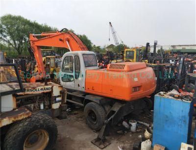 Used Hitachi Zx160W Mobile Excavator Construction Machinery