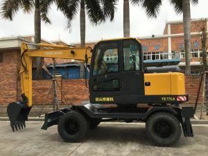 6.0ton, 0.25cbm Capacity Mini Wheel Excavator for Sale