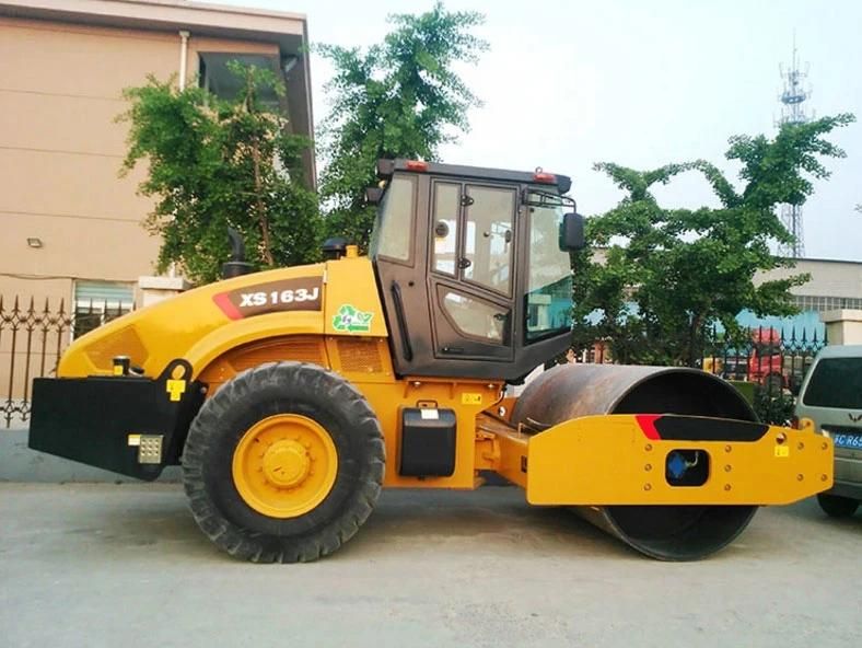 Chinese Factory Rg163xsj Roller Compactor 16 Ton Hydraulic Single Drum Vibratory Road Roller