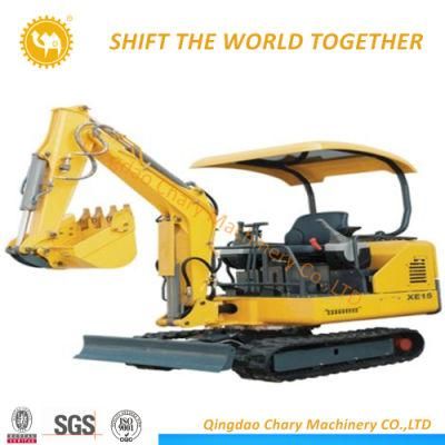 Towable Mini Wheel 1.5tons Xe15 Excavator