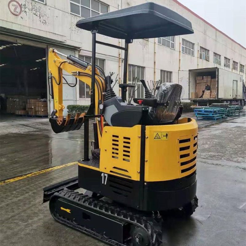 2021 New Arrival 1.7ton Mini Excavator/Digger/Peller/Bagger with Hydraulic Joystrick and Yanmar Engine