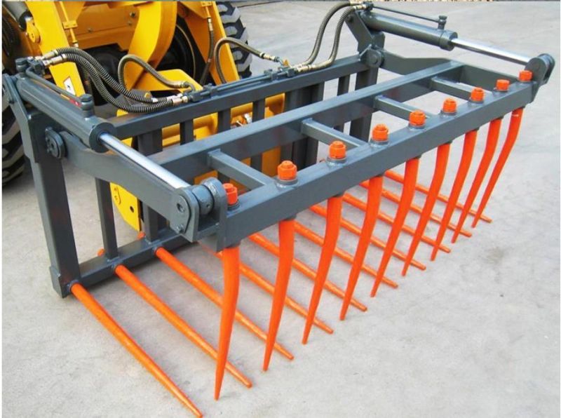 Luqing Wheel Loader with Auger, Hydraulic Pitch Fork, European Style Grab, Snowplow, Feller, Sweeper, Construction Machinery Loader Accessories