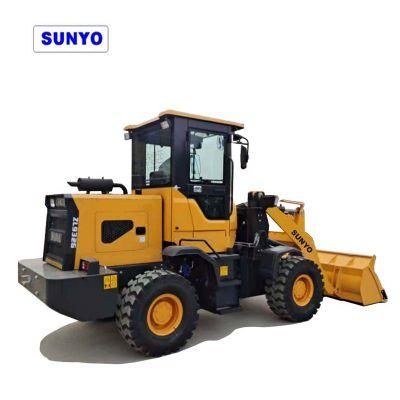 Wheeled Type Zl932g Model Sunyo Mini Loader as Excavator, Backhoe, Skid Loader.