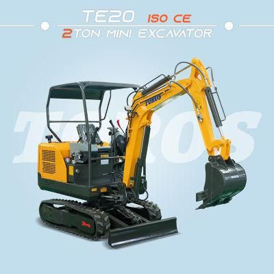 2021 Big Discount Mini Excavator 2ton with Briggs &amp; Stratton Engine for Sale