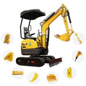 Mini Digger Excavator 1000kg 1 Ton 15 Ton 1.8 Ton 2 Ton Hydraulic Crawler Excavator with EPA /Euro5 Engine