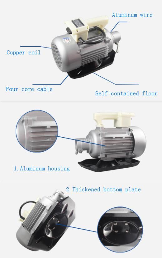 1.5kw or 2.2kw Electric Internal Concrete Vibrator Motor for for Construction