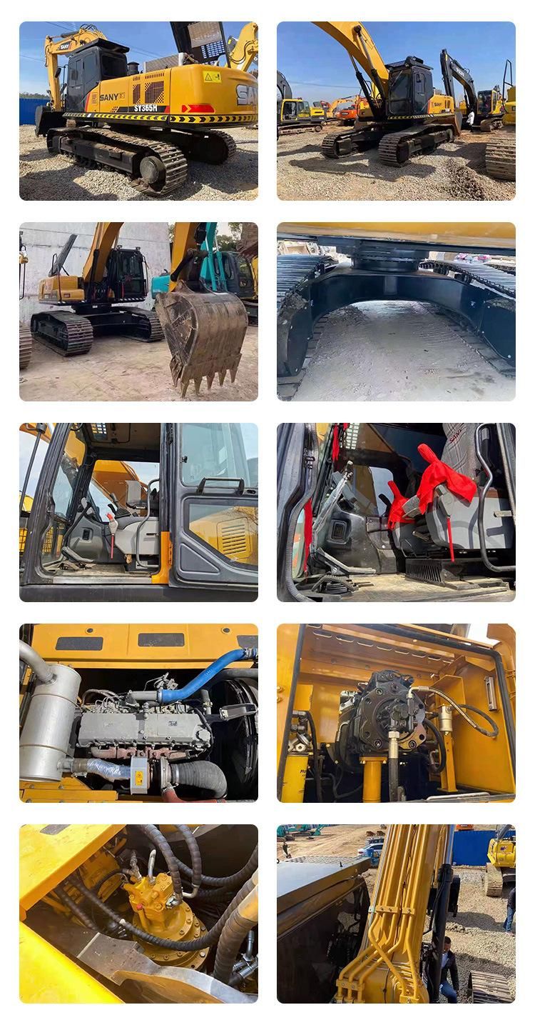 Second Hand Sany Backhole Hydraulic Sany Used Excavator for Sale in Africa