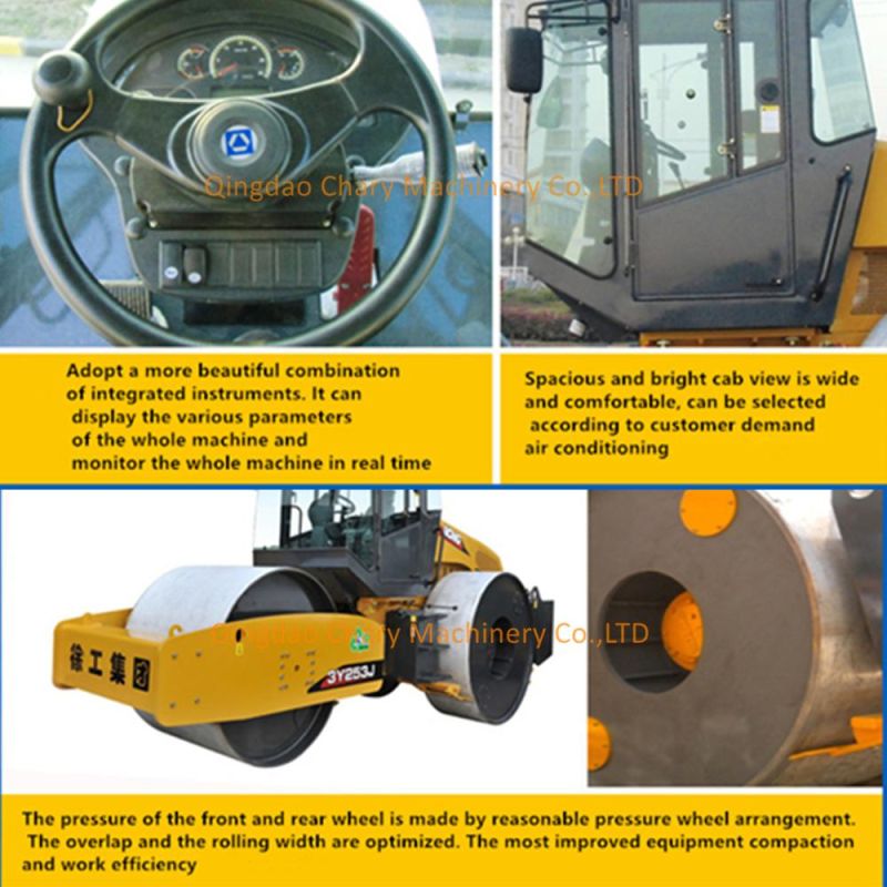 Official Xs122 12ton Single Drum Road Roller Compactor