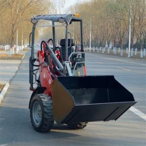 Compact Articulated Loader, 4 in 1 Bucket Loader, Mini Wheel Loader with Ce