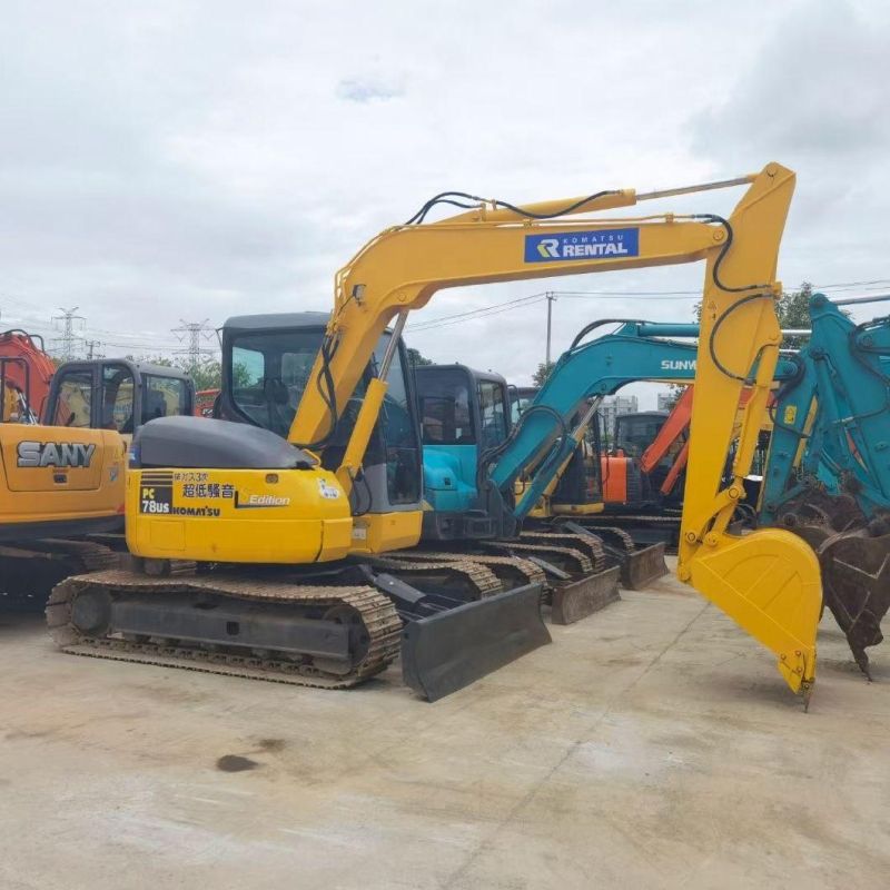 7 Ton Crawler Track Japan Excavators PC78us-8 Used PC35 PC55 PC60 PC70 Excavadora Usada Excavatrice Pelle Producto Used Mini Small Excavator Sale Price