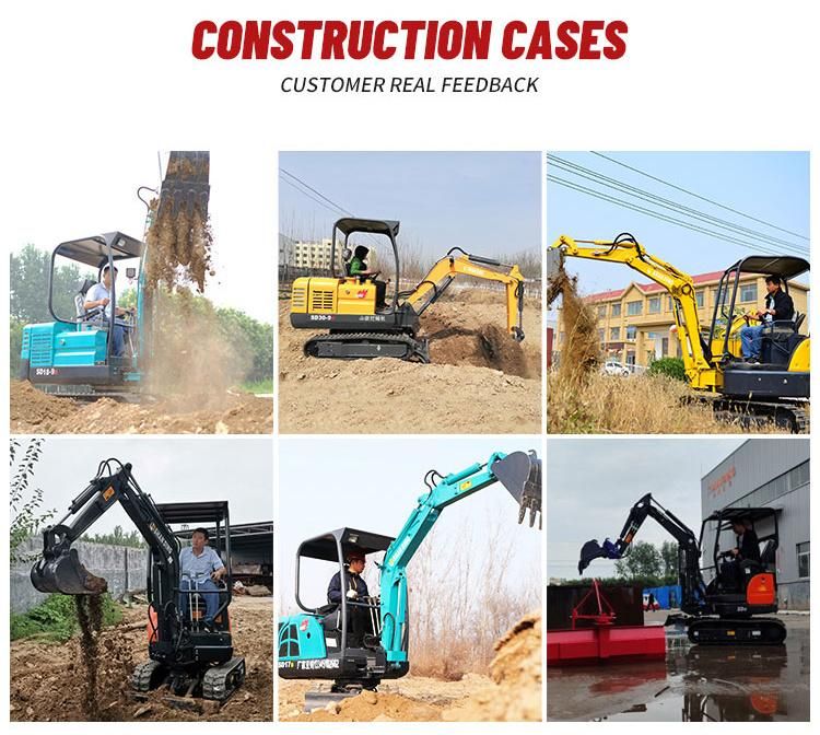 Shanding 1600kg Mini Excavator SD17b SD18u SD20u for Sale