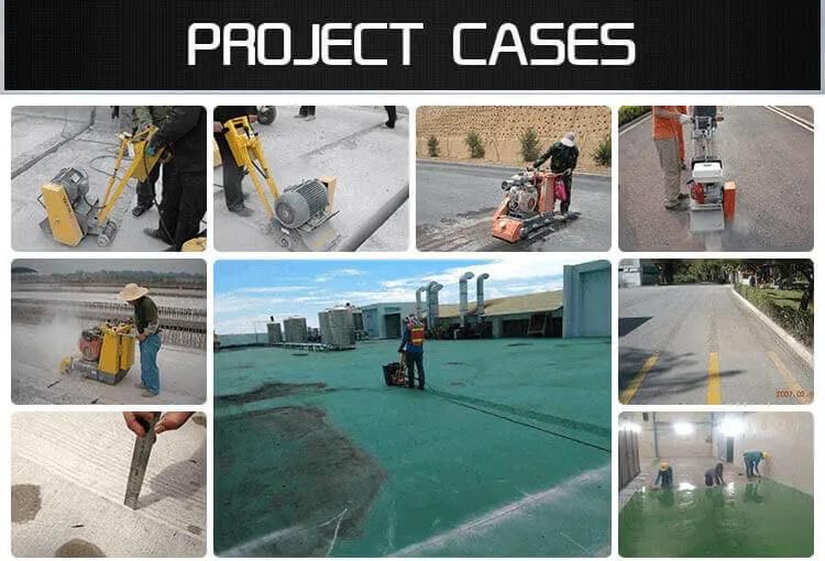 Concrete Floor Surface Scarifier Planer Asphalt Milling Grooving Road Marking Removal Road Construction Machinery