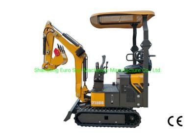 Crawler Excavator Mini 1tons Chassis Mini Digger for Sale