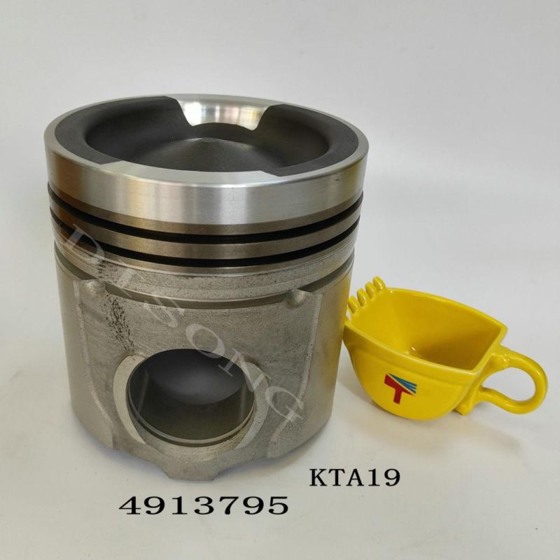 High-Performance Diesel Engine Engineering Machinery Parts Piston 4913795 for Engine Parts Kta19 Kta38 Kta50 Generator Set