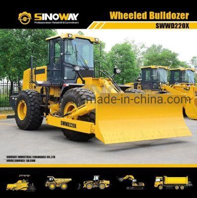 31ton Operating Weight Wheel Dozer/ 340HP Wheeled Bulldozer