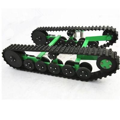 Robot Tracked Undercarriage with 100mm Rubber Track Max Load 150kgs