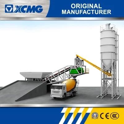 XCMG Official Manufacturer Hzs40vy 40 Cubic Meter Mobile Mini Batching Concrete Plant Price for Sale