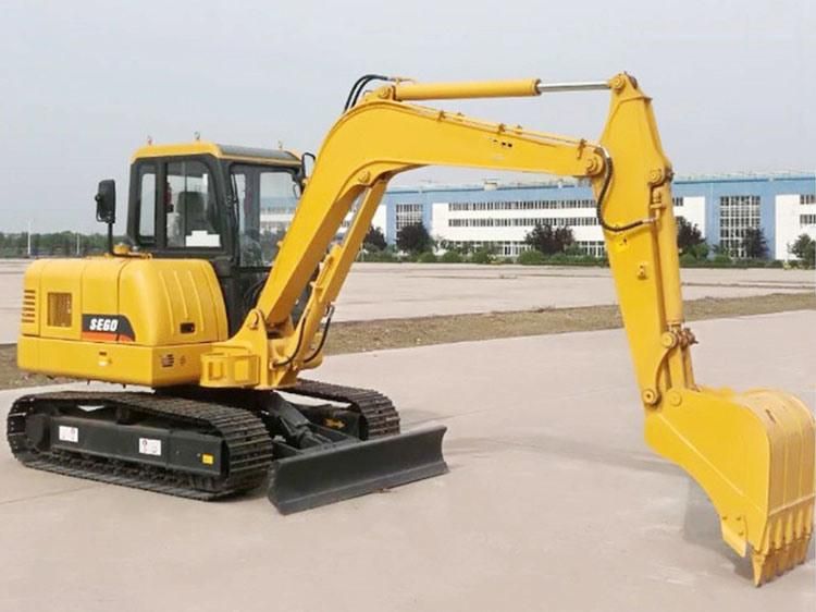 Shantui Hydraulic 6 Ton Mini Excavator Crawler Digger Se60