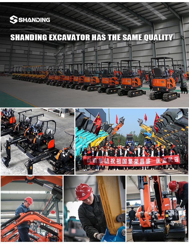 Hot Cheap Wholesale Mini Bagger for Sale Hydraulic Crawler Digger Mini Excavator 1ton 2 Ton 3.5 Ton Escavatore Free Shipping