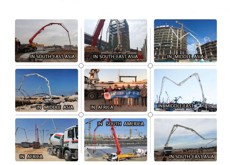 Construction Machinery Concrete Equipment Concrete Placing Boom Beton Pump Machine Used Truck Mounted Concrete Pump Truck