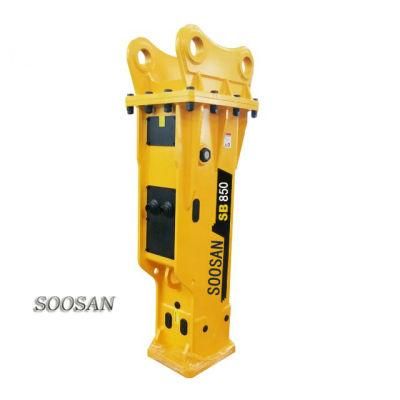Soosan Sb45 Excavator Hydraulic Breaker Hammer and Quartering Hammer