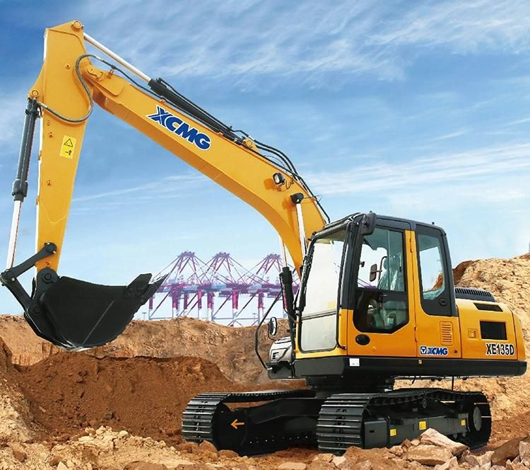 XCMG Brand New Xe135D 13 Ton China New Crawler Excavator Brand Price for Sale