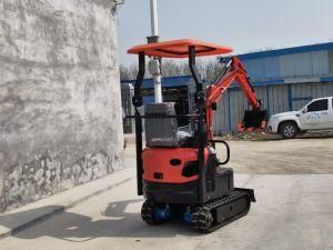 Hot Selling 1.1 Ton Garden Small Mini Excavator with Bottom Piece