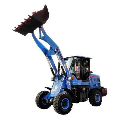 China 1.5ton Mini Wheel Loader Small Front End Loader Shovel Loader Farm Wheel Loader with Kolher Engine (FW915B)