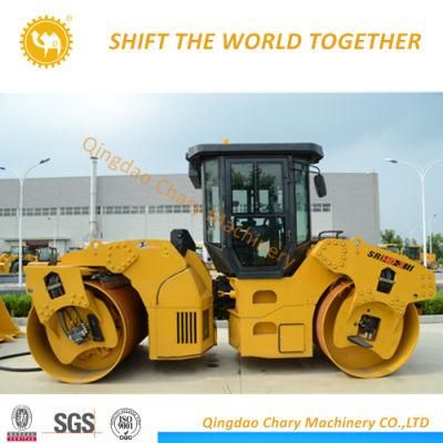Chinese 14 Ton Sr14D-3 Double Drum New Road Roller