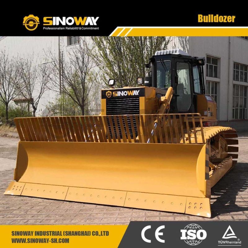 New 165HP Mini Swamp Crawler Track Bulldozer Small Bulldozer for Wetland and Landfill