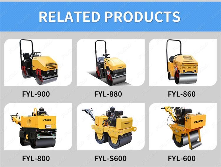 500kg Hydraulic Walk Behind Single Drum Road Roller Pedestrian Roller for Sale in Chile