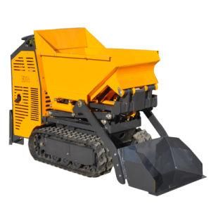 600kg Capacity Diesel Mini Skid Steer Loader, Mini Skid Steer Crawler Loader Gasoline Engine, Rl-05