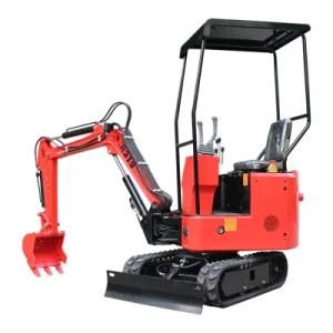 Small Mini Excavator Mini Excavation 1 Tonne Mini Backhoe Excavator for Sale