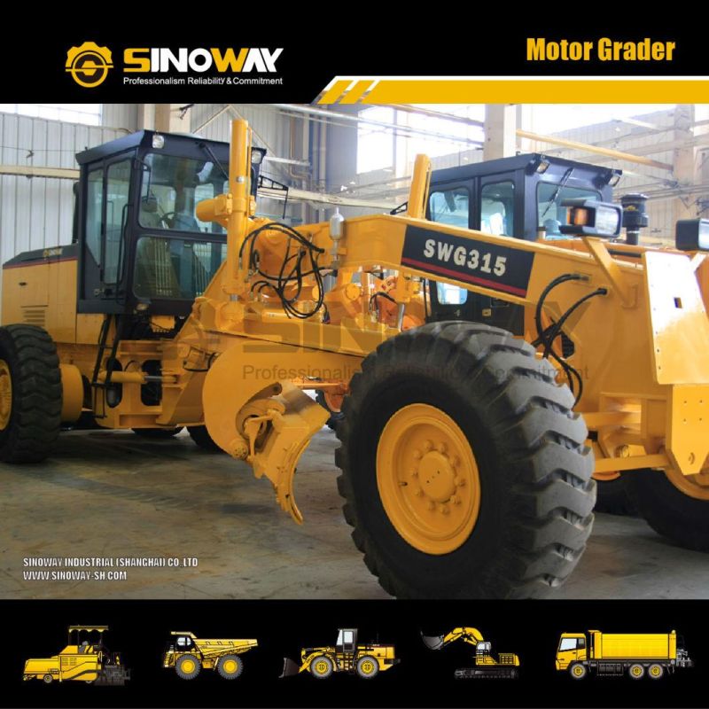 Good Condition All-Wheel Drive Road Scraper 315HP Motor Grader