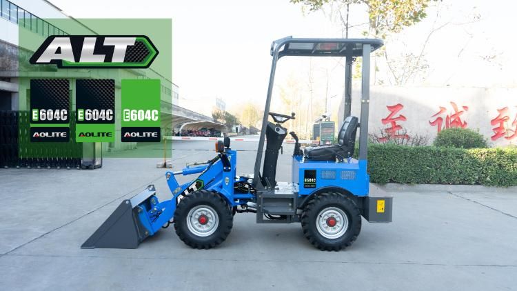 Hot Selling Chinese New Electric Front Loader 0.4 Ton 604 Model Mini Loader for Sale
