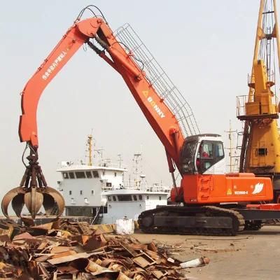 China Wzyd50-8c Bonny 50 Ton Hydraulic Material Handler for Scrap Metal