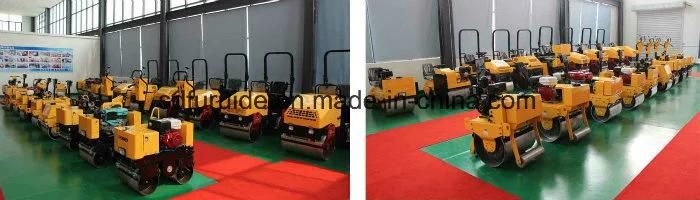 550kg Double Drum Walk Behind Vibratory Roller Compactor