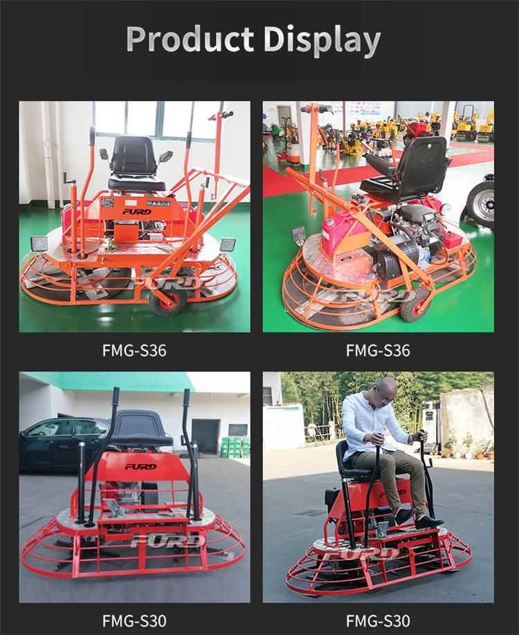 Hot Sale High Quality Gasoline Engine Walk Behind Power Concrete Trowel Machine