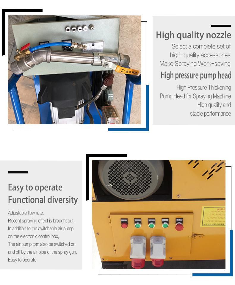 Diesel Cement Spray Plastering Machine