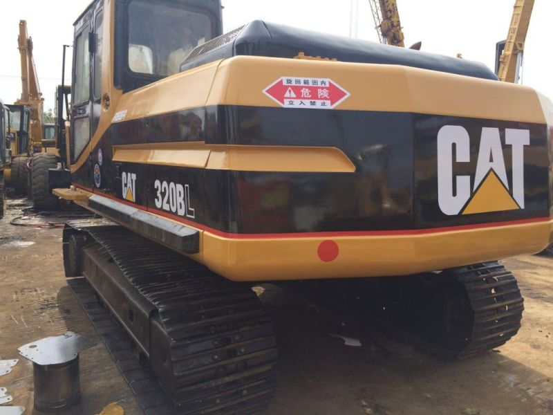 Japan Origin 20t Used Caterpillar 320b Excavator Cat 320bl Excavator with Jack Hammer